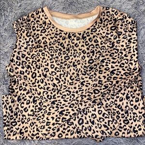 NWOT cheetah print sweater